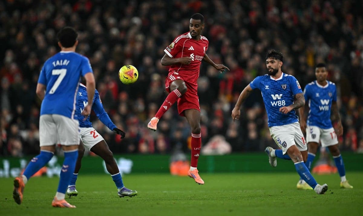 Liverpool draw Sunderland at Anfield.